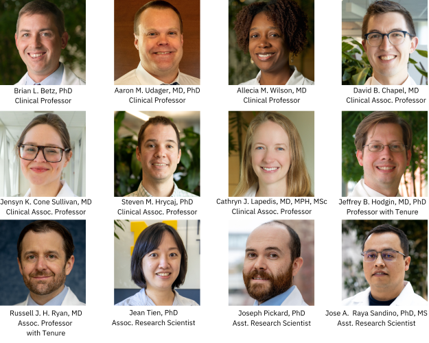 Twelve Pathology faculty were approved for promotion effective Sept. 1, 2026.